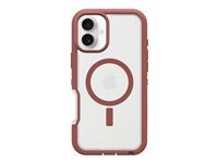 OtterBox Defender Series XT - Baksidedeksel for mobiltelefon - MagSafe-samsvar - mursteinsrød - for Apple iPhone 16 Plus 77-96048
