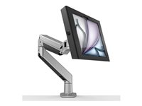 Compulocks iPad Air M2 & M3 11", Apex Enclosure Reach Articulating Arm - Monteringssett (hus, leddarm) - for nettbrett - låsbar - høyverdig aluminium, metallramme - svart, sølv - skjermstørrelse: 11" - skrivebordsmonterbar, veggmonterbar - for Apple 11-inch iPad Air M2 Wi-Fi, M2 Wi-Fi + Cellular, M3 Wi-Fi, M3 Wi-Fi + Cellular 660REACH11APXB
