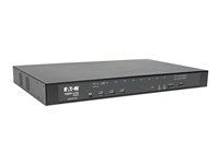 Eaton Tripp Lite series 8-Port Cat5 KVM over IP Switch with Virtual Media - 1 Local & 1 Remote User, 1U Rack-Mount, TAA - KVM-svitsj - 8 x KVM port(s) - 1 lokalbruker - 2 IP-brukere - rackmonterbar - statslig GSA - TAA-samsvar B064-008-01-IPG