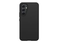 OtterBox React Series - Baksidedeksel for mobiltelefon - antimikrobielt - polykarbonat, syntetisk gummi - svart - for Samsung Galaxy A54 77-91590