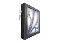 Compulocks iPad Air M2 & M3 13", Apex Enclosure Flex Arm Mount - Black - Monteringssett (hus, stativ) - synlige foran/bak kamera og sensorer - for nettbrett - låsbar - metall - svart - skjermstørrelse: 13" - skranketopp - for Apple 13-inch iPad Air M2 Wi-Fi, M2 Wi-Fi + Cellular 159B13APXB