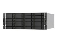 QNAP TS-H2477XU-RP - NAS-server - 24 brønner - kan monteres i rack - SATA 6Gb/s - RAID 0, 1, 5, 6, 10, 50, 60, JBOD - RAM 32 GB - Gigabit Ethernet / 2.5 Gigabit Ethernet / 10 Gigabit Ethernet - iSCSI støtte - 4U TS-H2477AXU-RP-R7-32G