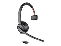 Poly Savi 8210-M Office - Savi 8200 series - hodesett - on-ear - DECT / Bluetooth - trådløs - svart 8D3J8AA#ABB