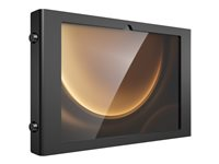 Compulocks Galaxy Tab S9+/S9FE+ 12.4" Apex Secured Enclosure Wall Mount - Innhegning - bærbar, eksponert front/bak kamera og sensorer - for nettbrett - låsbar - metallramme - svart - skjermstørrelse: 12.4" - gulvstativmonterbar - for Samsung Galaxy Tab S10+, Tab S9 FE+, Tab S9+ 124GAPXB