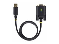 StarTech.com 6.6ft (2m) USB to Serial Adapter Cable, COM Retention, RS232 - USB / seriell-kabel - USB (hann) til DB-9 (hann) skrubar - 2 m - formstøpt, robust - svart 1P6FFC-USB-SERIAL