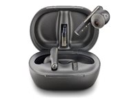 Poly Voyager Free 60+ - True wireless-hodetelefoner med mikrofon - i øret - Bluetooth - aktiv støydemping - karbon sort - Certified for Microsoft Teams 216066-01