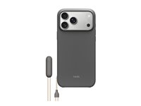 Beats - Baksidedeksel for mobiltelefon - med stativ og kamerakontroll - MagSafe-samsvar - polykarbonat - granittgrå - for iPhone 17 Pro Max MGY94LL/A