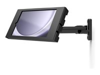 Compulocks Galaxy Tab A9 Apex Enclosure Swing Wall Mount - Monteringssett (hus, leddarm) - svingearm - for nettbrett - låsbar - metallramme - svart - veggmonterbar - for Samsung Galaxy Tab A9 827B87GAPX9B