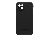 OtterBox FRE - Beskyttende vanntett eske for mobiltelefon - MagSafe-samsvar - 50 % resirkulert plast - svart 77-90193