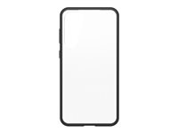 OtterBox React Series - Baksidedeksel for mobiltelefon - antimikrobielt - termoplastisk elastomer (TPE), polykarbonat - svart krystall - for Samsung Galaxy S23+ 77-91304