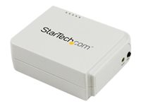 StarTech.com 1-Port Wireless N USB 2.0 Network Print Server - 10/100 Mbps Ethernet USB Printer Server Adapter - Windows 10 - 802.11 b/g/n (PM1115UW) - Skriverserver - USB 2.0 - 10/100 Ethernet x 1 - hvit PM1115UWEU