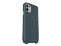 LifeProof WAKE - Baksidedeksel for mobiltelefon - neptun, blågrønn - bløt bølge - for Apple iPhone 11, XR 77-65115