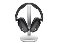 Poly Voyager Surround 85 - Voyager Surround 80 series - hodesett - full størrelse - Bluetooth - trådløs - aktiv støydemping - USB-C via Bluetooth-adapter - svart - UC-sertifisert 8G7T7AA