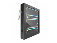 Compulocks iPad Pro M4 13" (2024), Apex Enclosure Tilting Stand 8" - Monteringssett (hus, stativ) - synlige foran/bak kamera og sensorer - for nettbrett - låsbar - metallramme - svart - skjermstørrelse: 11" - veggmonterbar - for Apple 13-inch iPad Pro M4 Wi-Fi, M4 Wi-Fi + Cellular TCDP0113PAPX4B